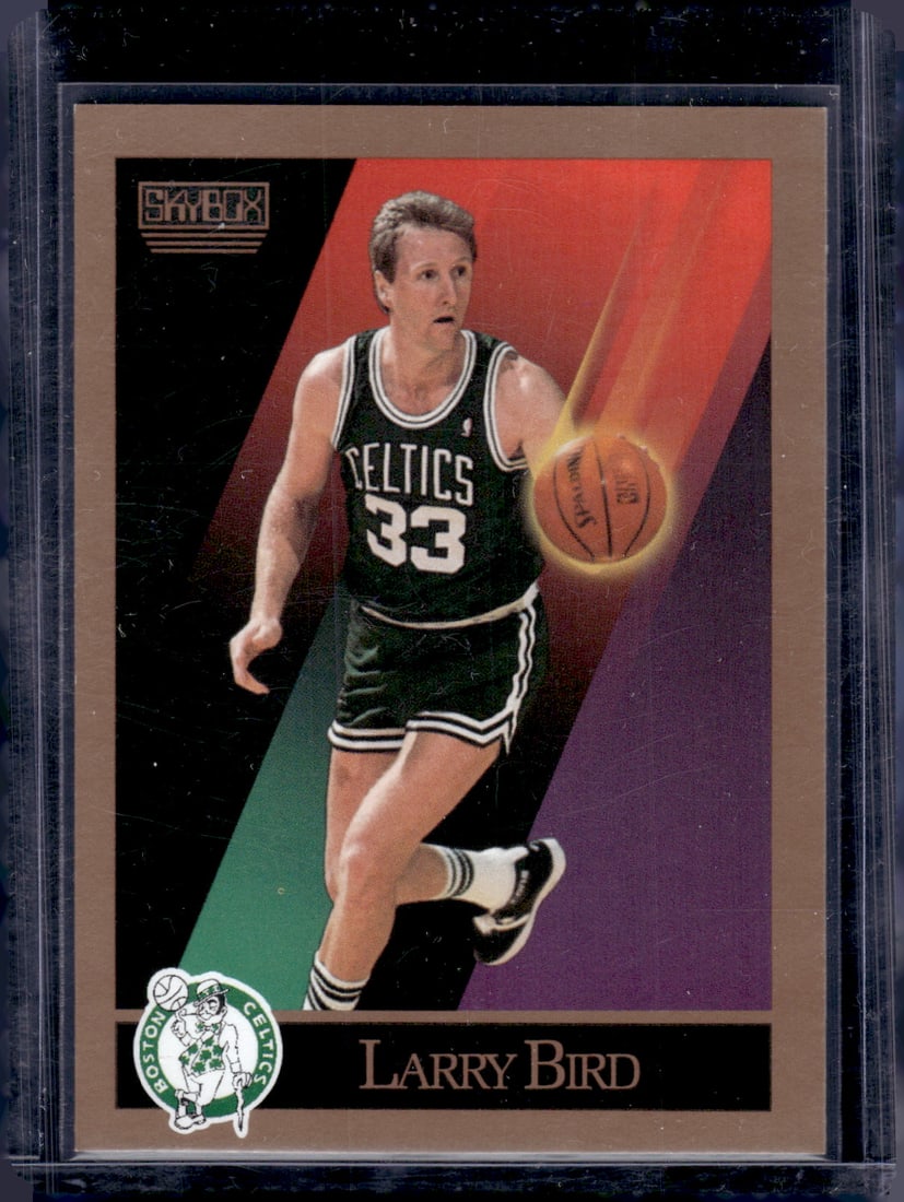 Larry Bird 1990-91 Skybox #14 Boston Celtics: SkyBox, Basketball NBA Trading & Sports Cards, Sports Cards for Sale Near Me, Chrome, Refractor, SP, SSP, Valuable Auction Memorabilia Lots Sold On Line, NBA Championship & Hall of Fame Player Cards