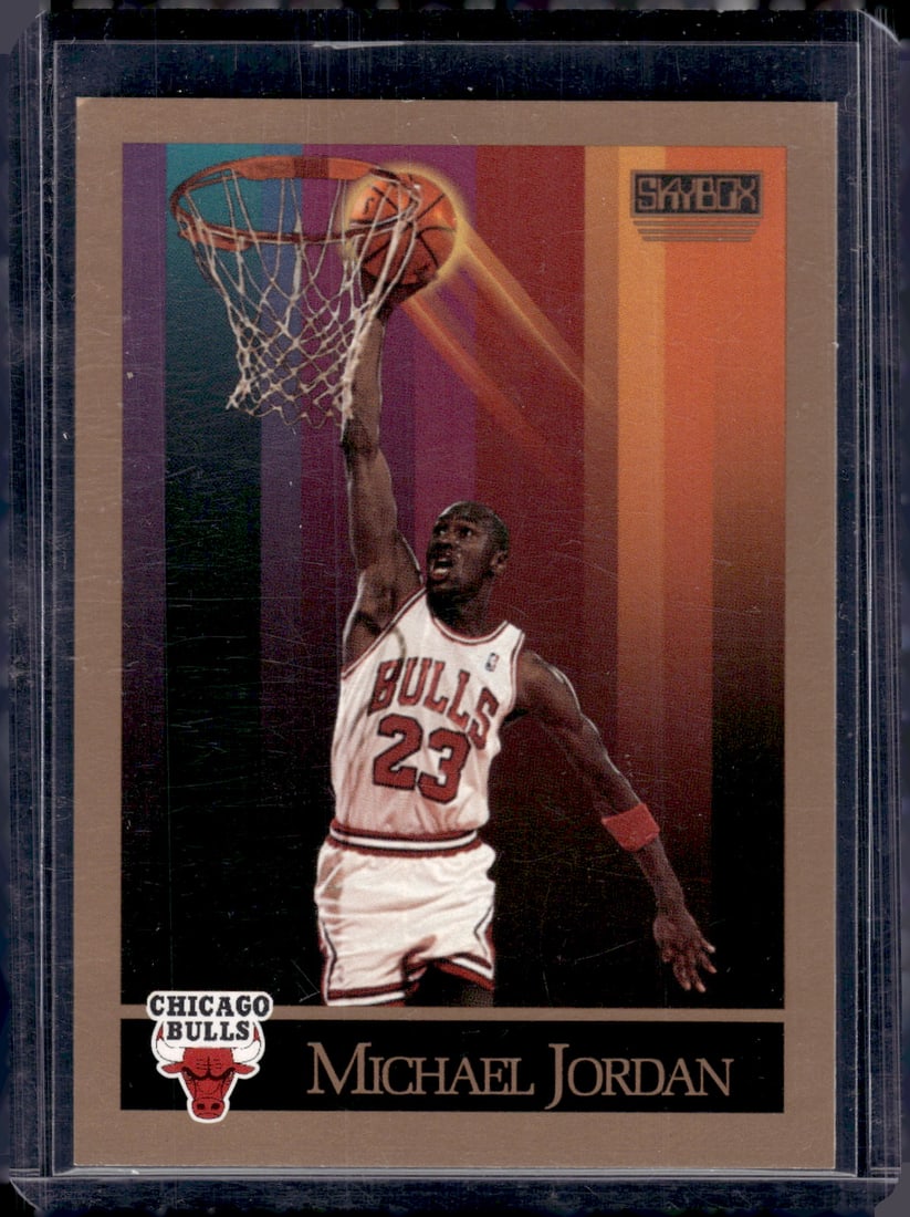 Michael Jordan 1990-91 Skybox #41 Chicago Bulls NBA: SkyBox, Basketball NBA Trading & Sports Cards, Sports Cards for Sale Near Me, Chrome, Refractor, SP, SSP, Valuable Auction Memorabilia Lots Sold On Line, NBA Championship & Hall of Fame Player Cards