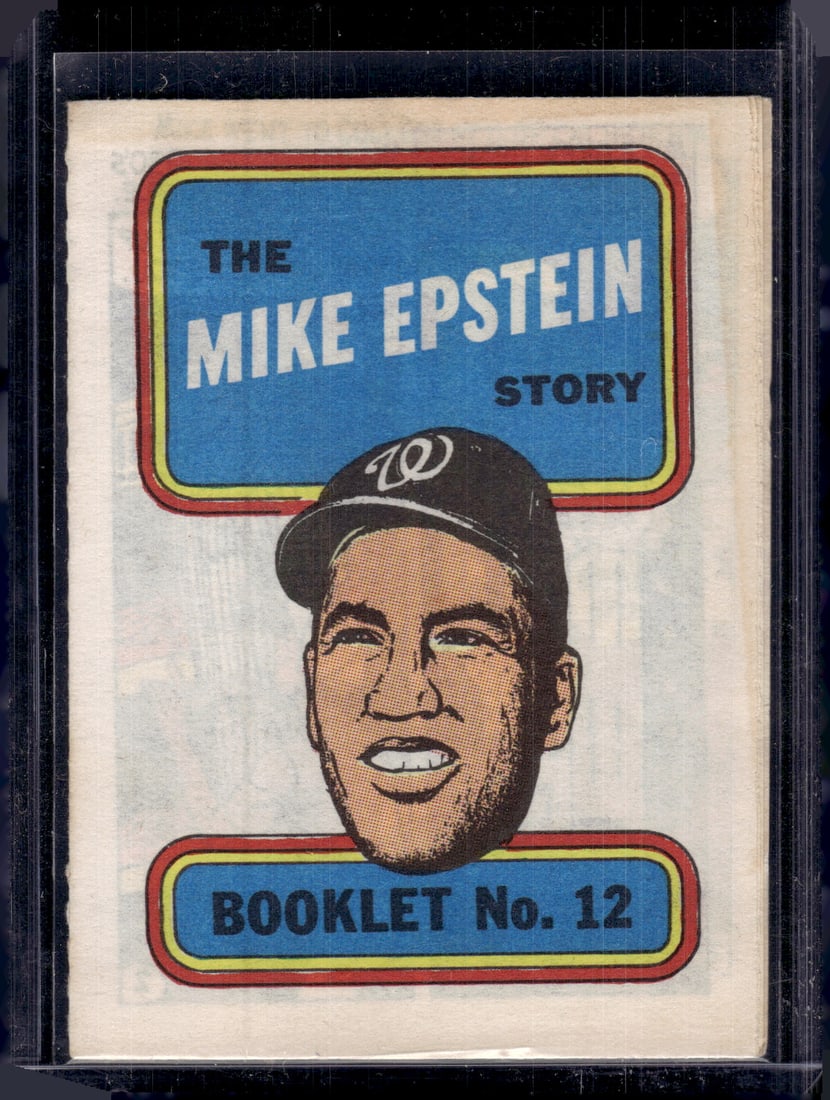 The Mike Epstein Story Booklet 1970 Topps #12 Vintage (1 of 2)