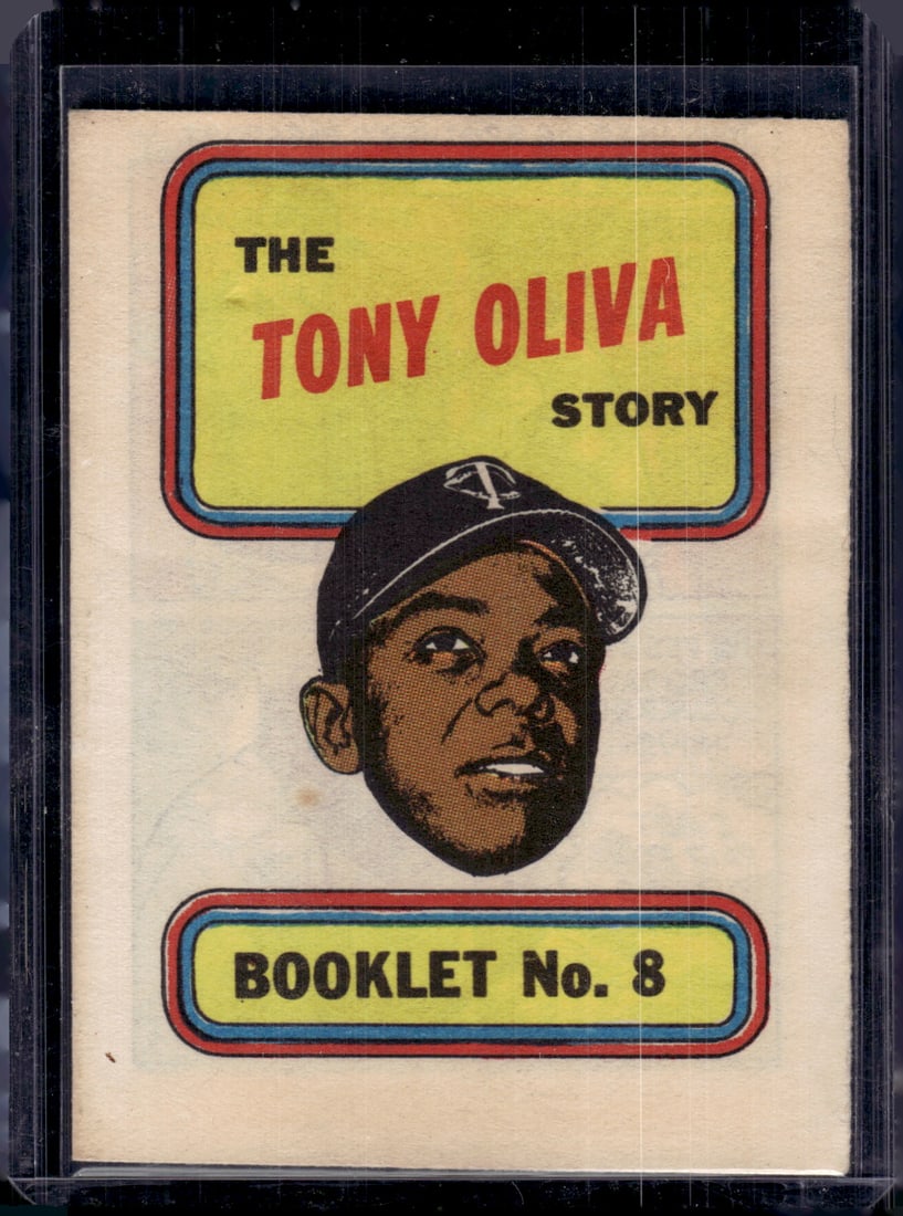 The Tony Oliva Stork Booklet 1970 Topps #8 Vintage (1 of 2)