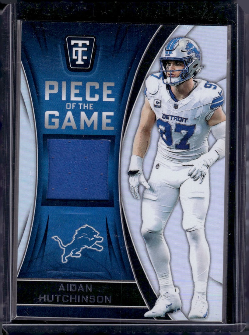 Aidan Hutchinson Piece of the Game Patch 2024 Totally Certified #POTG-AHN Lions (1 of 2)
