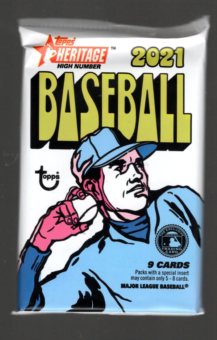 2021 Topps Heritage HIGH NUMBER Baseball Card BLASTER BOX Sports Cards (1 of 1)