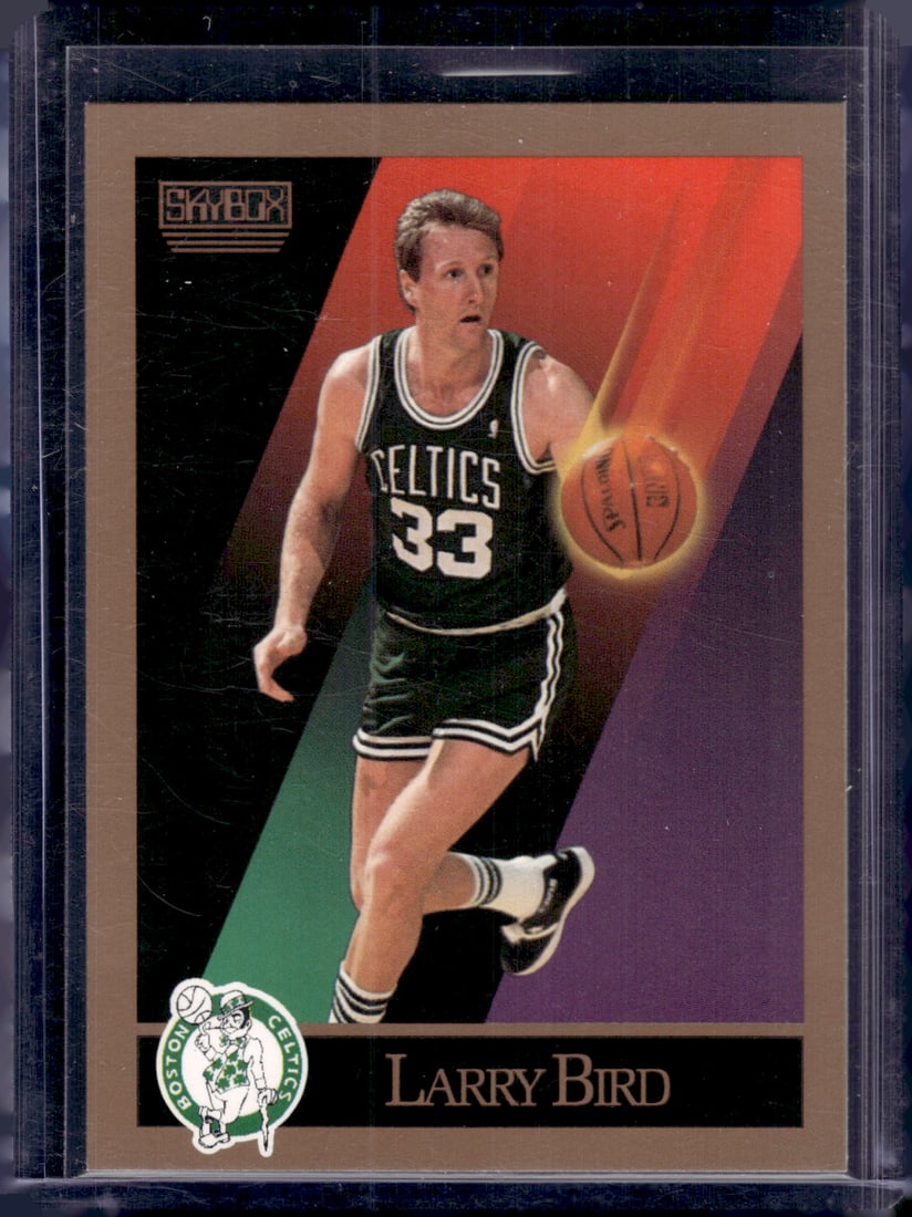 Larry Bird 1990-91 Skybox #14 Boston Celtics: SkyBox, Basketball NBA Trading & Sports Cards, Sports Cards for Sale Near Me, Chrome, Refractor, SP, SSP, Valuable Auction Memorabilia Lots Sold On Line, NBA Championship & Hall of Fame Player Cards