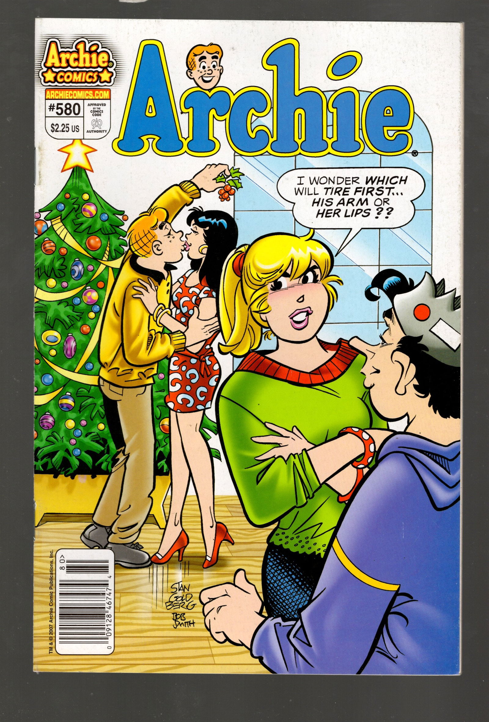 Archie Comic Book 2008 No 580 High Grade, Jughead, Betty, Veronica Cartoon Comics (1 of 2)