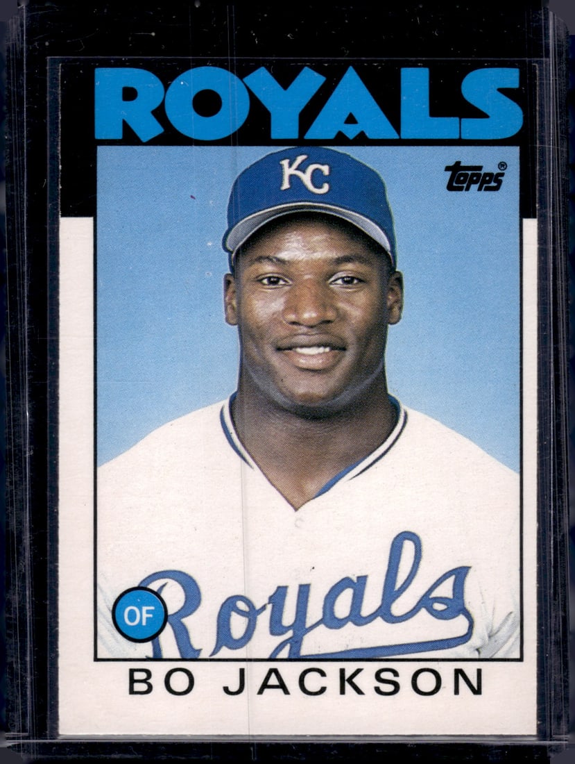 Bo Jackson Rookie Card 1986 Topps Traded #50T Royals Baseball Card (1 of 2)