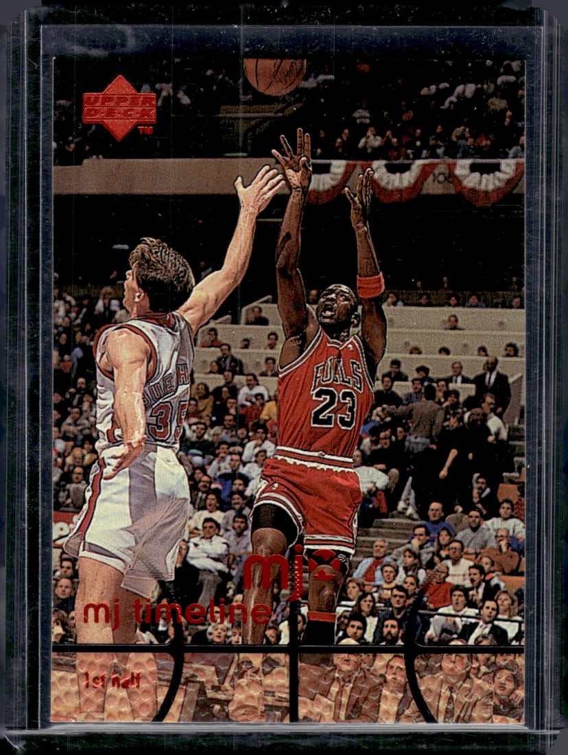 Michael Jordan Timeline 1998 Upper Deck #19 Chicago Bulls (1 of 2)