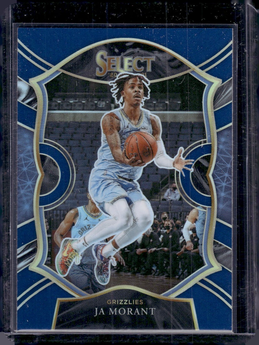 Ja Morant Blue Prizm 2020-21 Panini Select #60 Grizzlies (1 of 2)