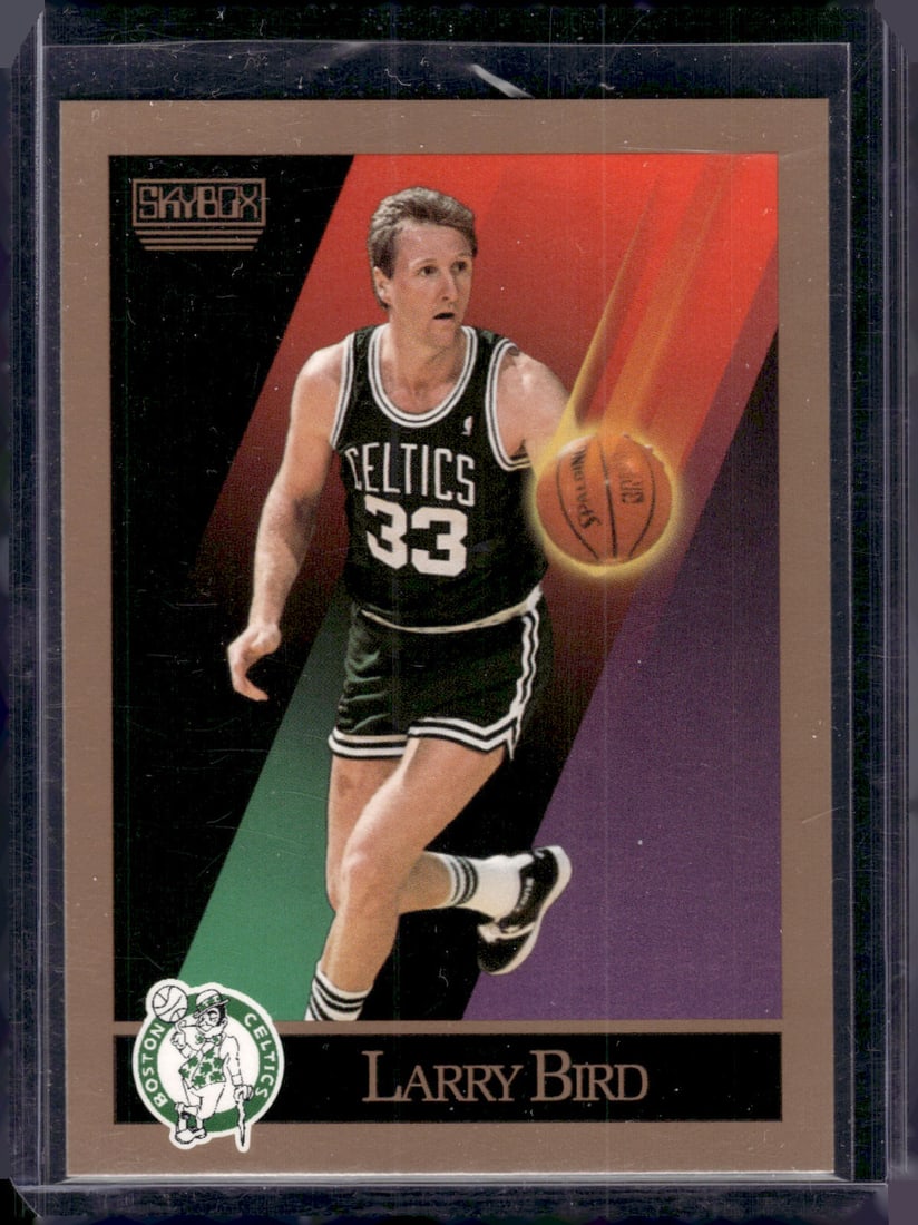 Larry Bird 1990-91 Skybox #14 Boston Celtics: SkyBox, Basketball NBA Trading & Sports Cards, Sports Cards for Sale Near Me, Chrome, Refractor, SP, SSP, Valuable Auction Memorabilia Lots Sold On Line, NBA Championship & Hall of Fame Player Cards