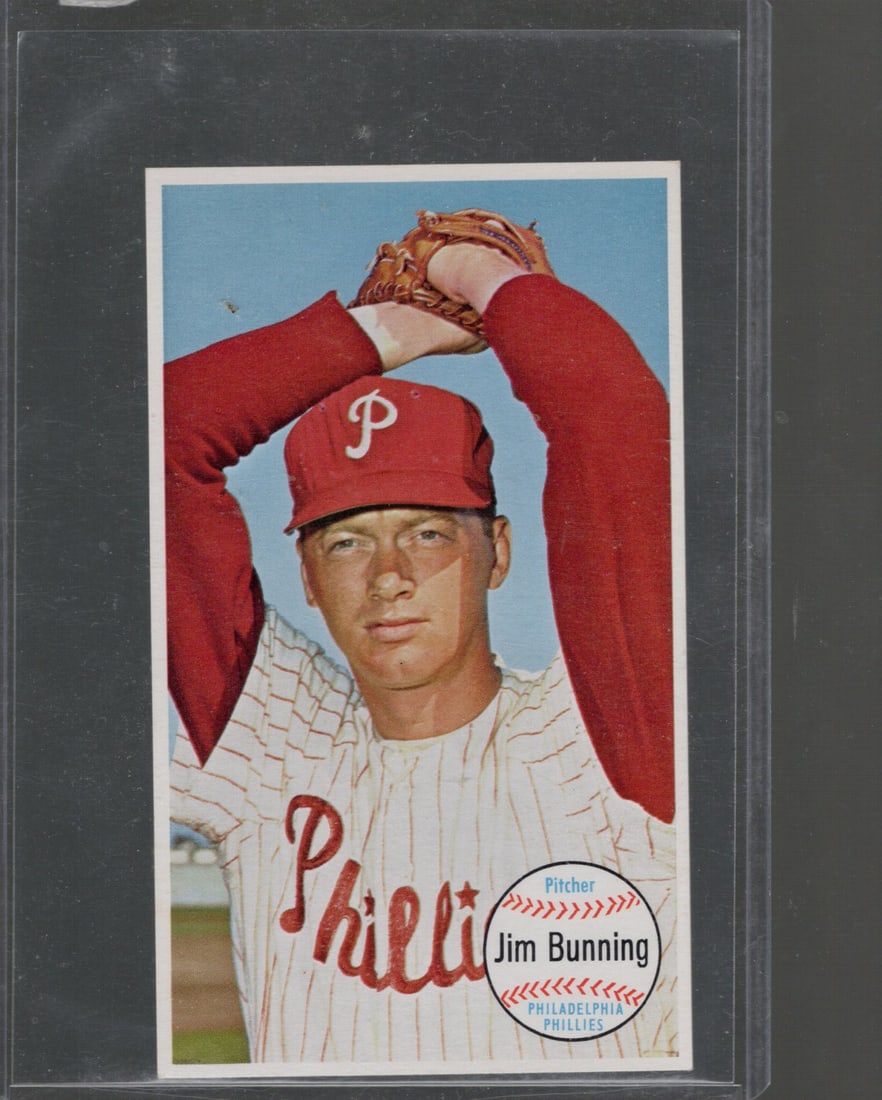 Jim Bunning 1964 Topps Giants #10 Oversized MLB Sports Trading Card Hall of Fame 2008, Perfect Game (1 of 2)