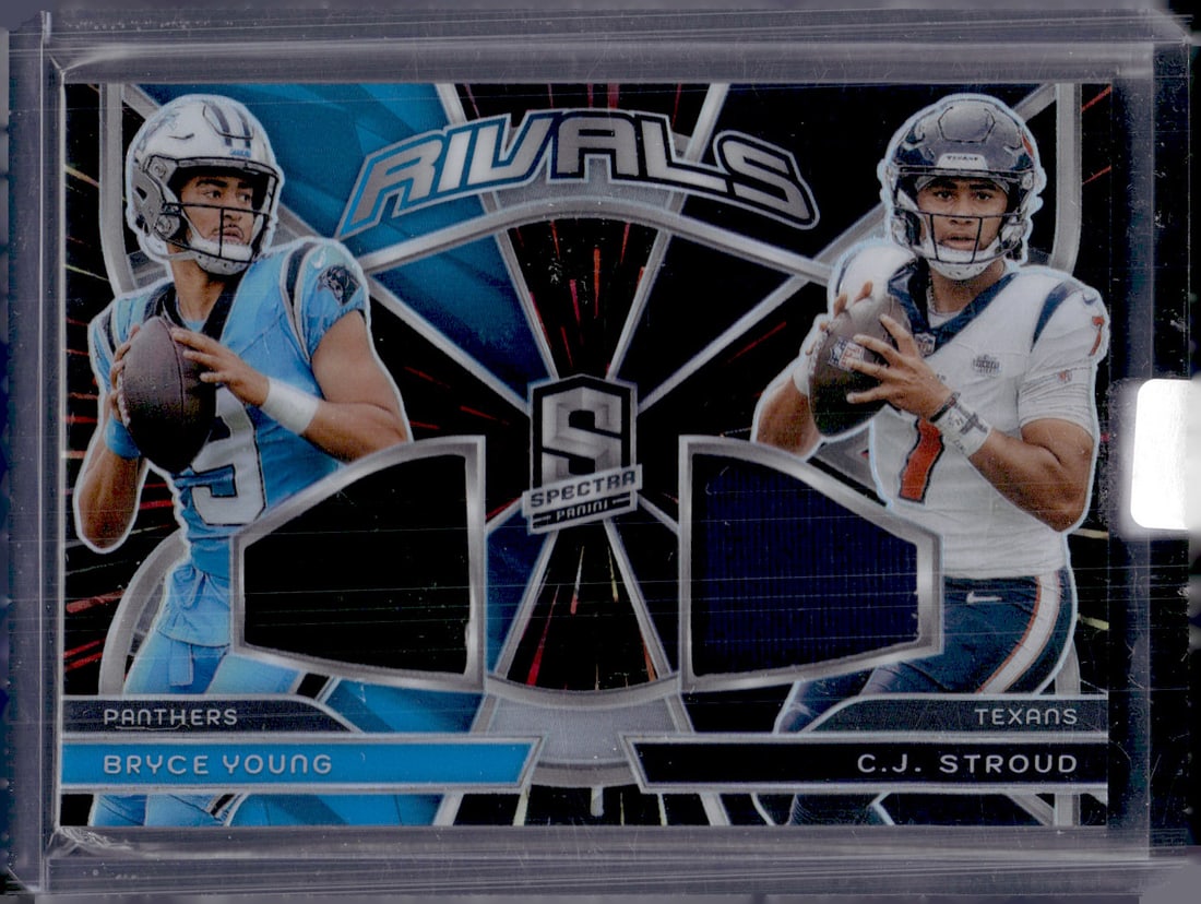 Cj Stroud/Bryce Young Rivals Dual Patch /75 2024 Panini Spectra #RVL-BYCJS (1 of 2)