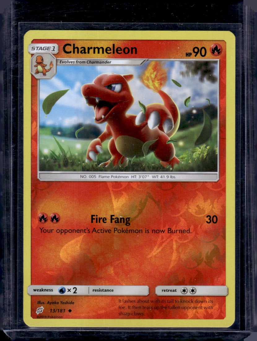 2019 Pokemon SM Team Up Charmeleon Reverse Holo #13 (1 of 2)