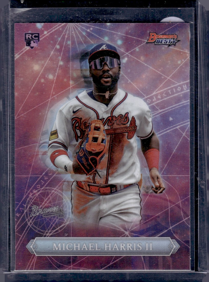 Michael Harris Rookie Card Astral Projections 2023 Bowman's Best #AP-3 Braves (1 of 2)
