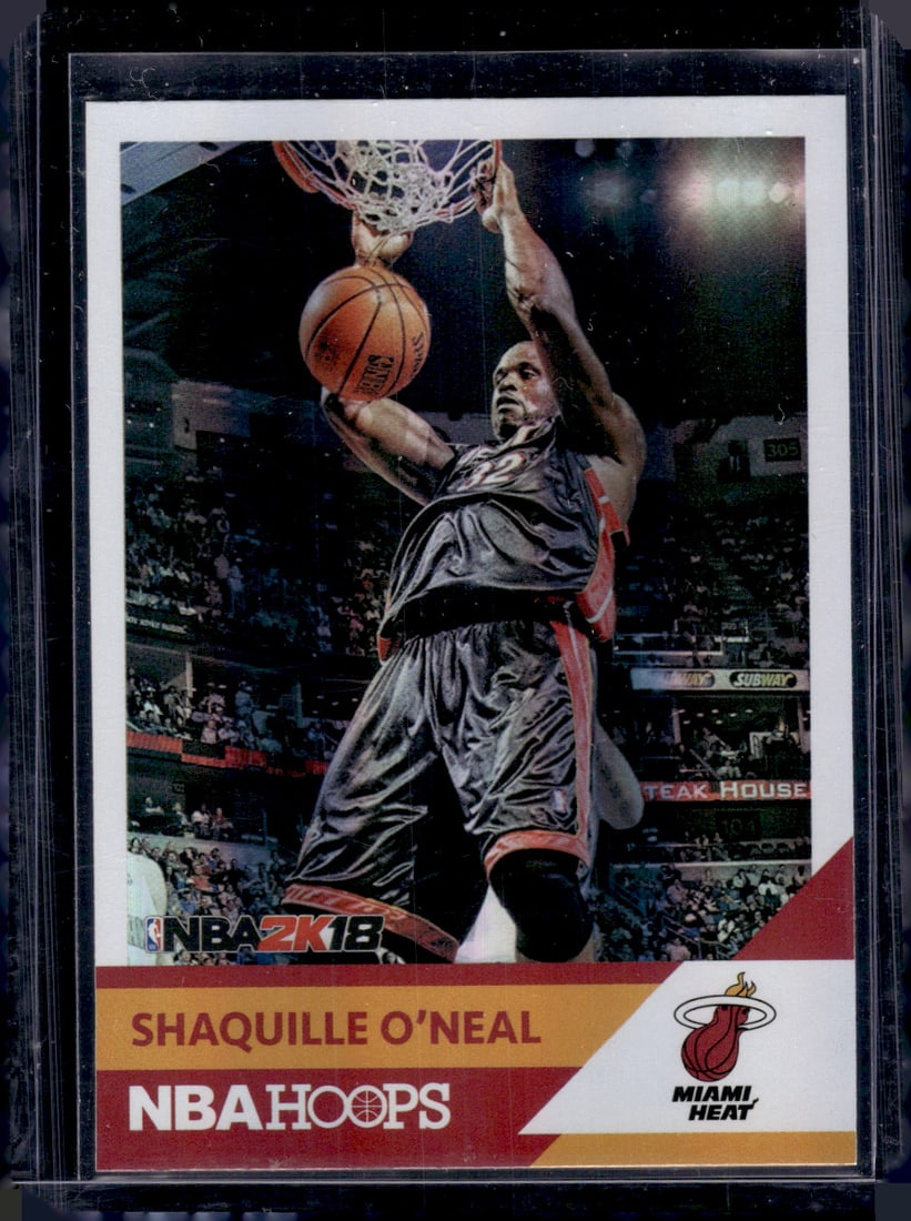 Shaquille O'Neal NBA 2K18 Foil 2017-18 Panini NBA Hoops (1 of 2)