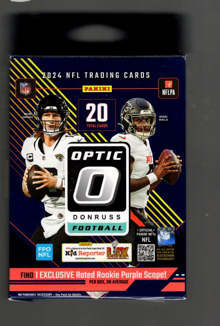 2024-25 Donruss Optic Football Card Hanger Box - Downtown Jayden Daniels Sports Card (1 of 1)