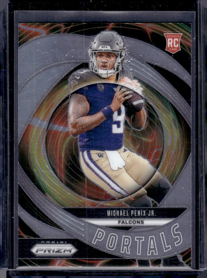 Michael Penix Jr. Rookie Card Portals 2024 Panini Prizm #6 Falcons (1 of 2)