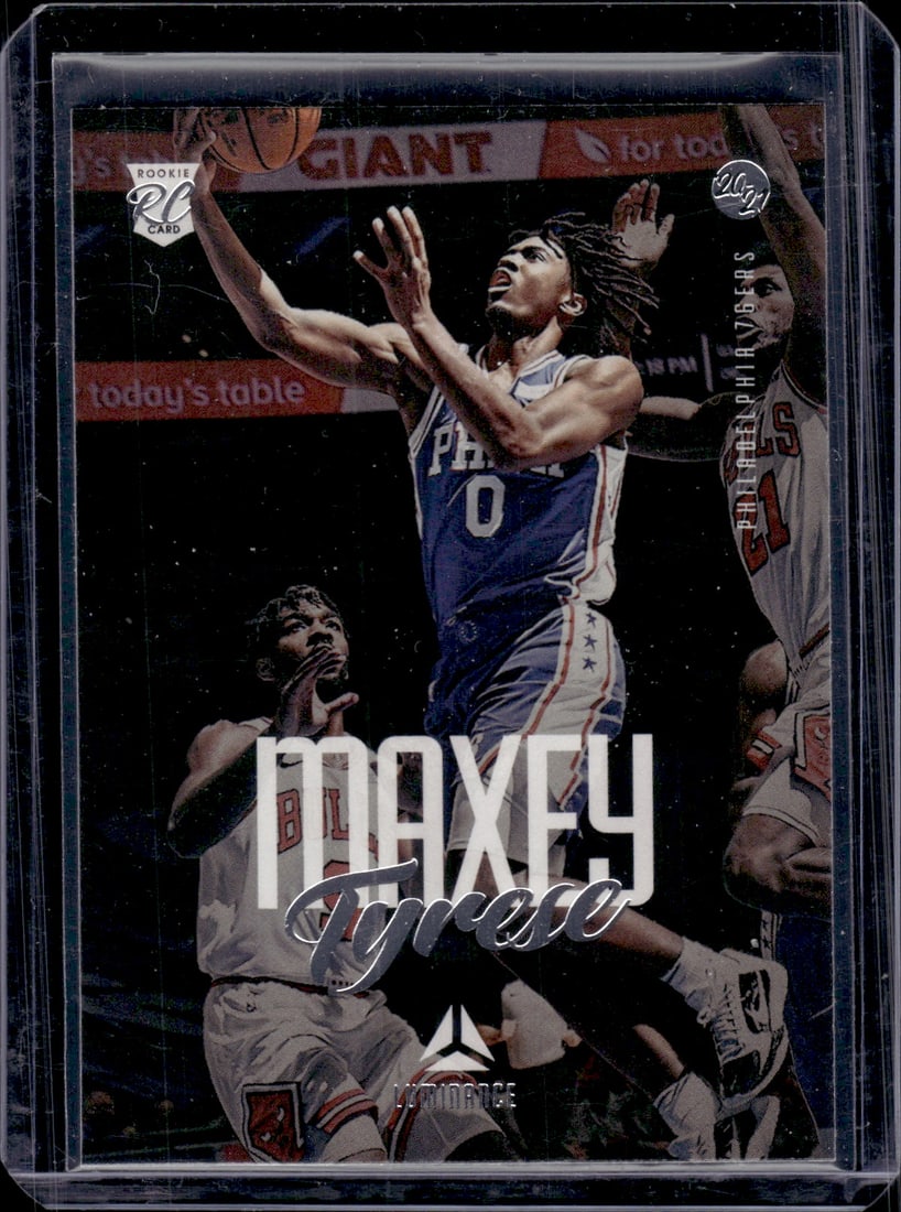 Tyrese Maxey Rookie Card 2020-21 Chronicles Luminance #165 (1 of 2)