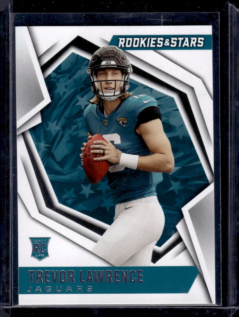 Trevor Lawrence Rookie Card 2021 Panini Rookies & Stars #101 Jaguars Football Card (1 of 2)