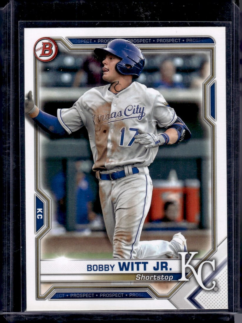 Bobby Witt Jr. Prospects 2021 Bowman #BP-1 Royals Baseball Card (1 of 2)