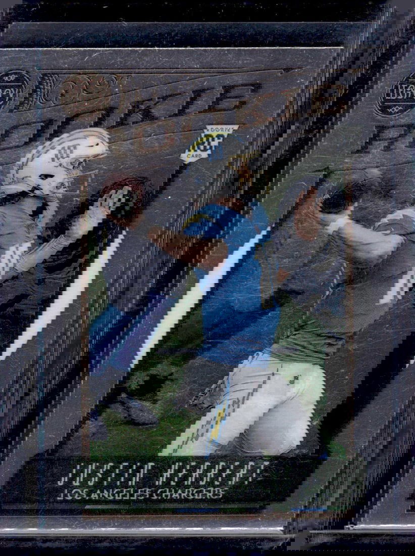 Justin Herbert Rookie Card 2020 Panini Chronicles Legacy #203 Chargers Football Card (1 of 2)