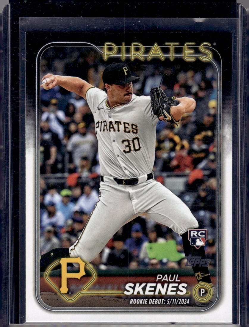 Paul Skenes Rookie Card 2024 Topps Update #US288 Pirates Baseball Card: Topps Baseball MLB Trading & Sports Cards, Sports Cards for Sale Near Me, World Series & Hall of Fame Players Memorabilia, Refractors, X-Fractors, Numbered, SP, SSP, Valuable Auction Memorabilia Lots 
