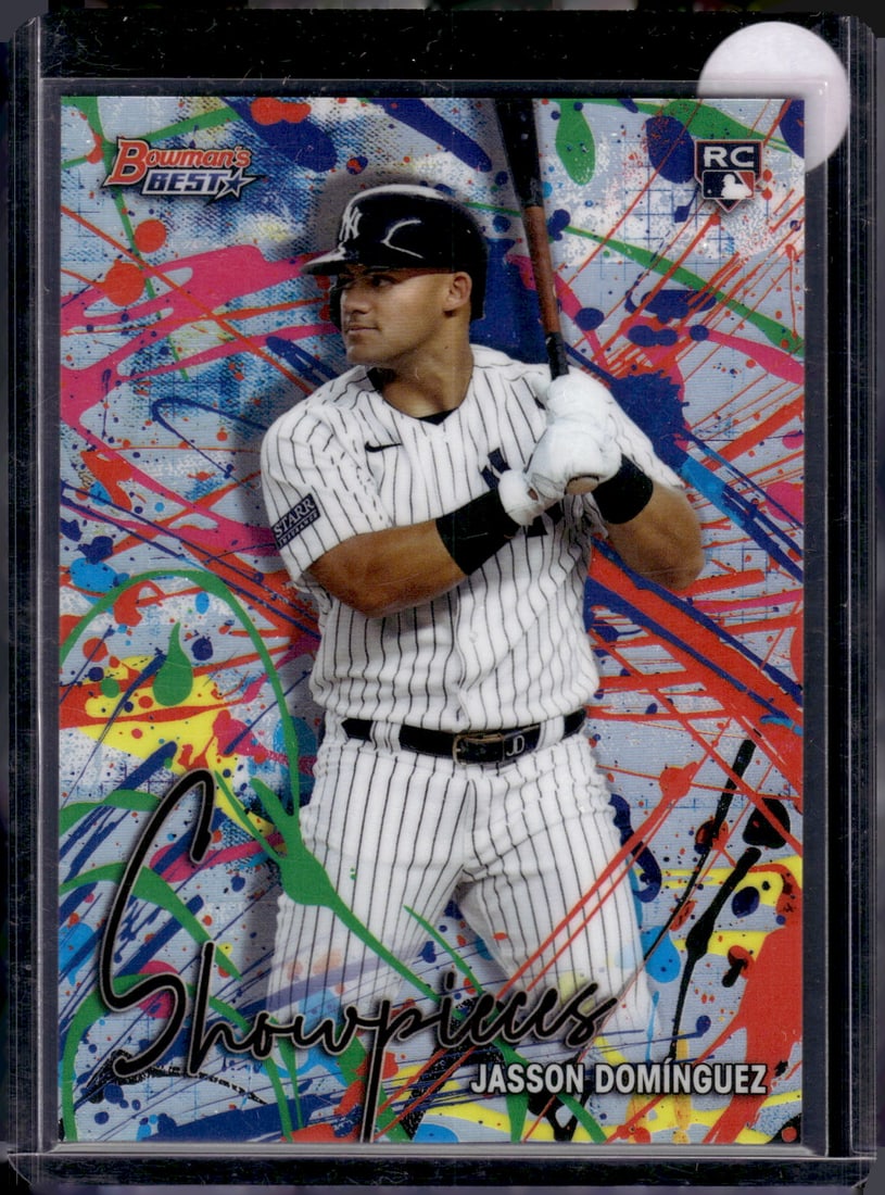 Jasson Dominguez Rookie Card Showpieces 2024 Bowman's Best #BS-3 Yankees (1 of 2)