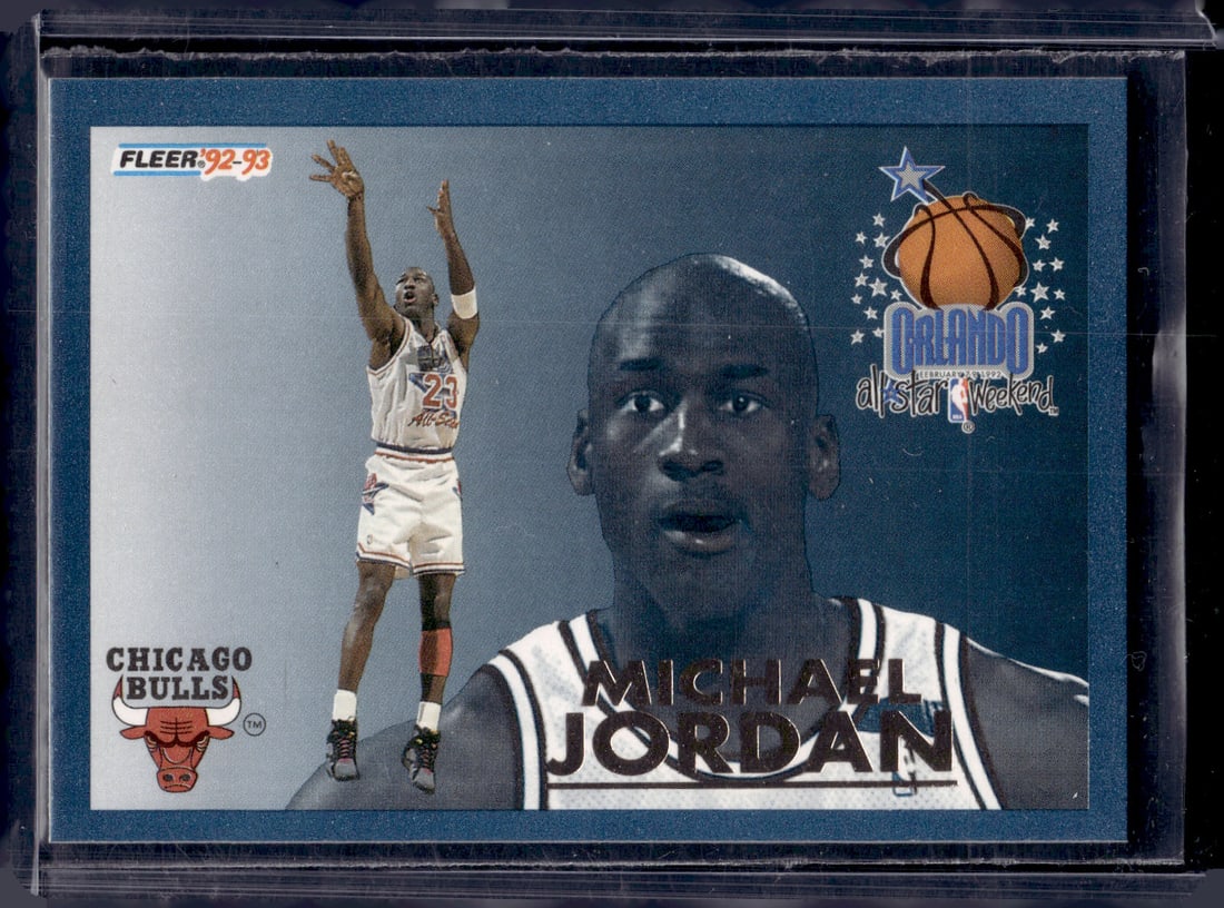 Michael Jordan All Star Weekend 1992-93 Fleer #6 Chicago Bulls (1 of 2)