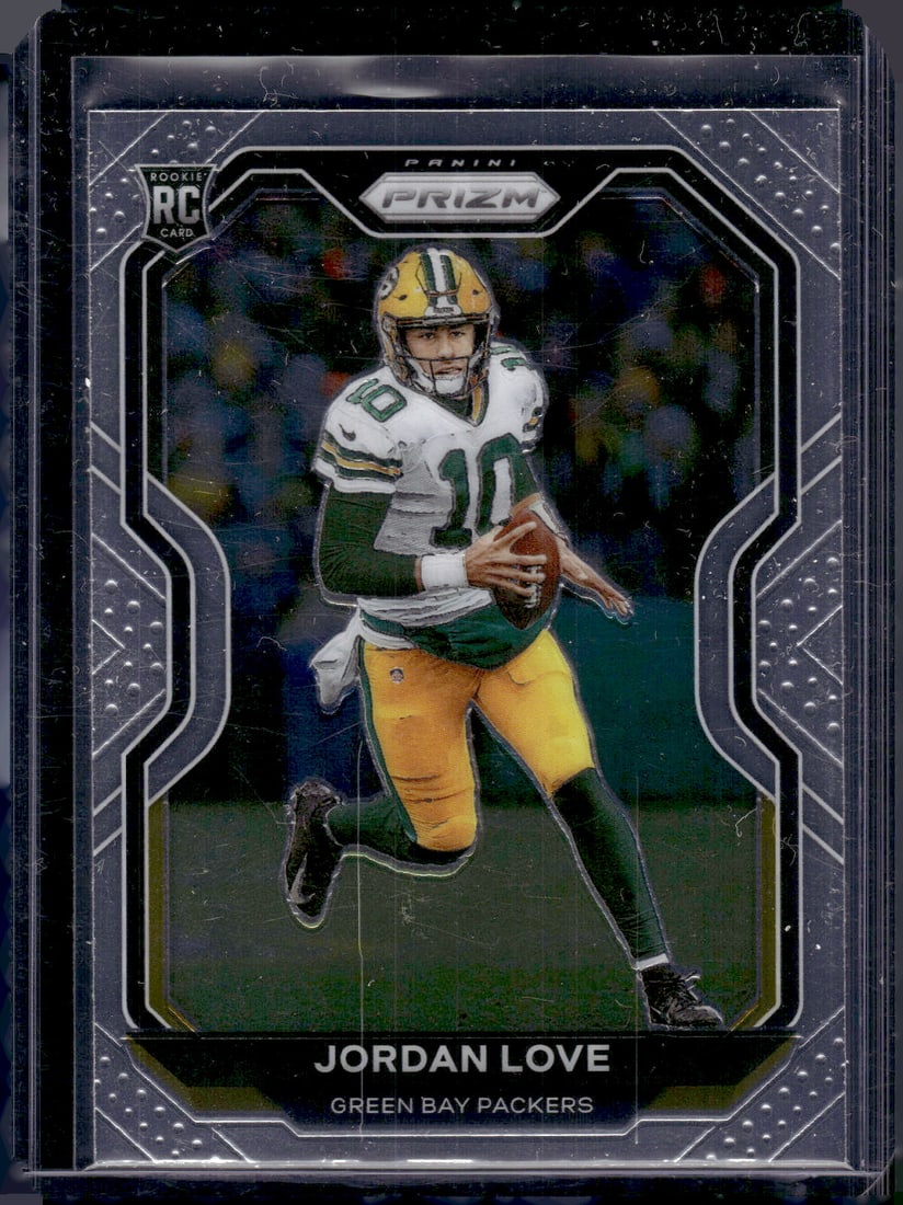 Jordan Love Rookie Card 2020 Panini Prizm #363 Green Bay Packers Football Card (1 of 2)