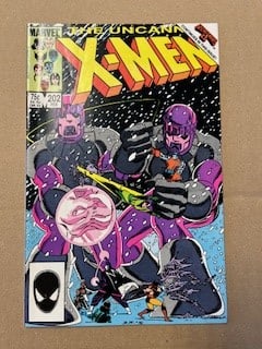 The Uncanny X-Men Marvel Comic Book 1986 February #202 Secret Wars II, High Grade (1 of 3)