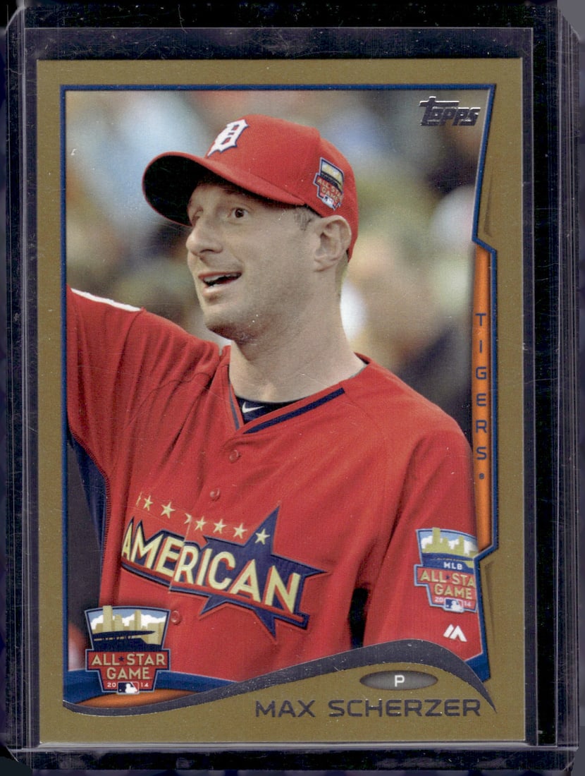 Max Scherzer Gold /2014 2014 Topps Update #US269 Detroit Tigers Baseball Card (1 of 2)