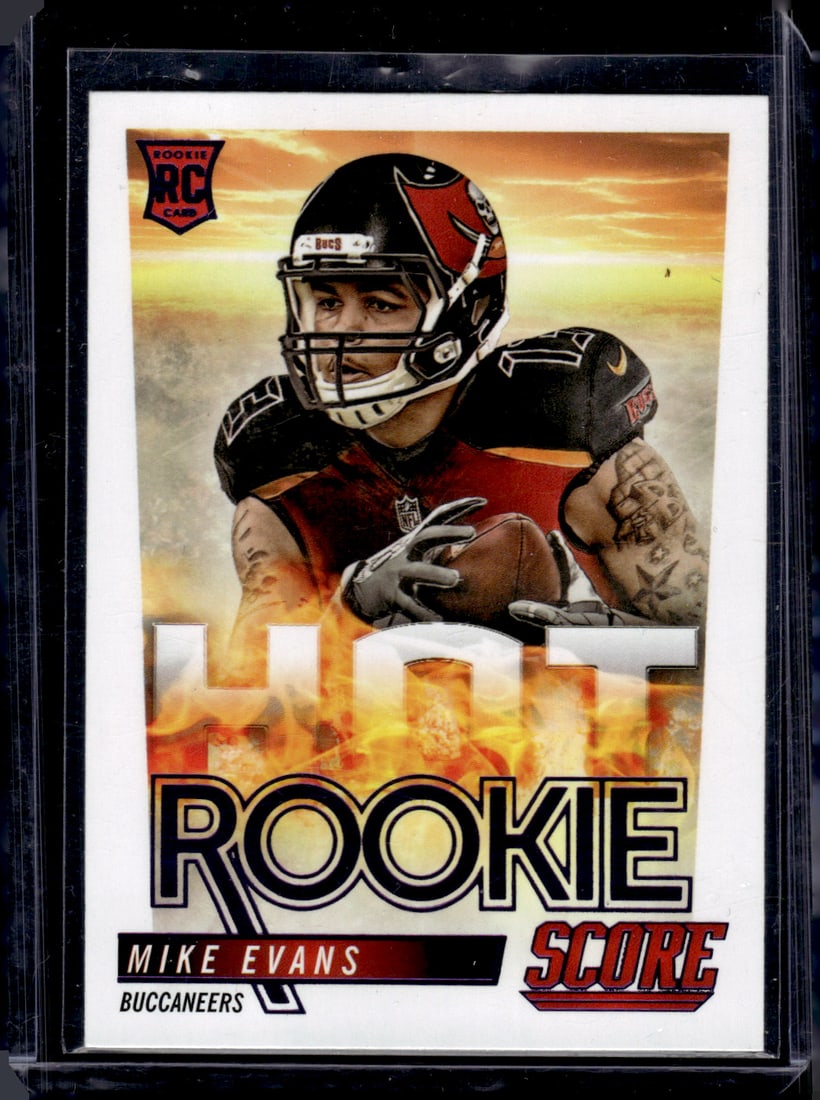 Mike Evans Rookie Card Purple Foil 2014 Panini Score #HR5 Tampa Bay Buccaneers (1 of 2)