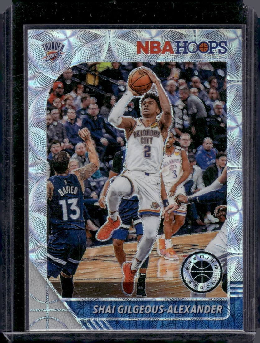 Shai Gilgeous-Alexander Silver Scope Prizm 2019-20 Premium Stock #80 OKC Thunder (1 of 2)