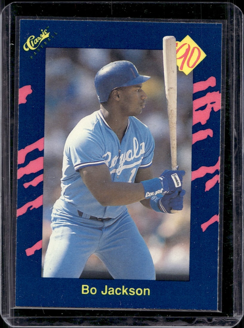 Bo Jackson 1990 Classic #2 Royals Baseball Card (1 of 2)