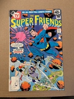 The Super Friends Vintage Whitman TV Comic Book 1978 #15, Superman, Wonder Woman, Bat-Man, Wonder (1 of 3)