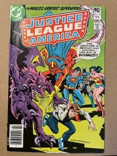 Justice League of America Vintage DC Comic Book February 1980 #175, Red Tornado Returns (1 of 3)