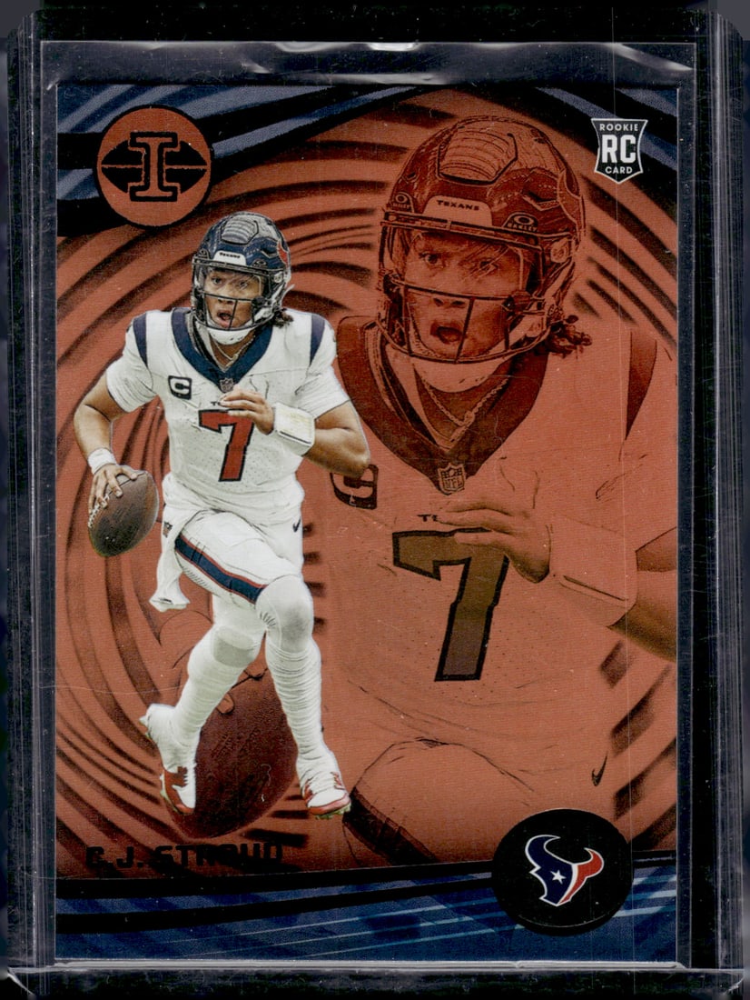 Cj Stroud Rookie Card Orange 2023 Panini Illusions #43 Houston Texans (1 of 2)