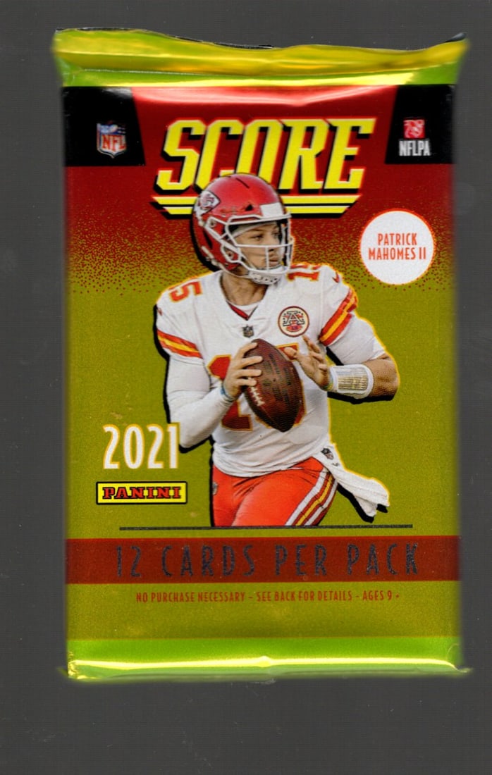 2021 Score Football BLASTER BOX PACK  - Ja'Marr Chase, Amon Ra-St. Bown, Trevor Lawrence (1 of 2)