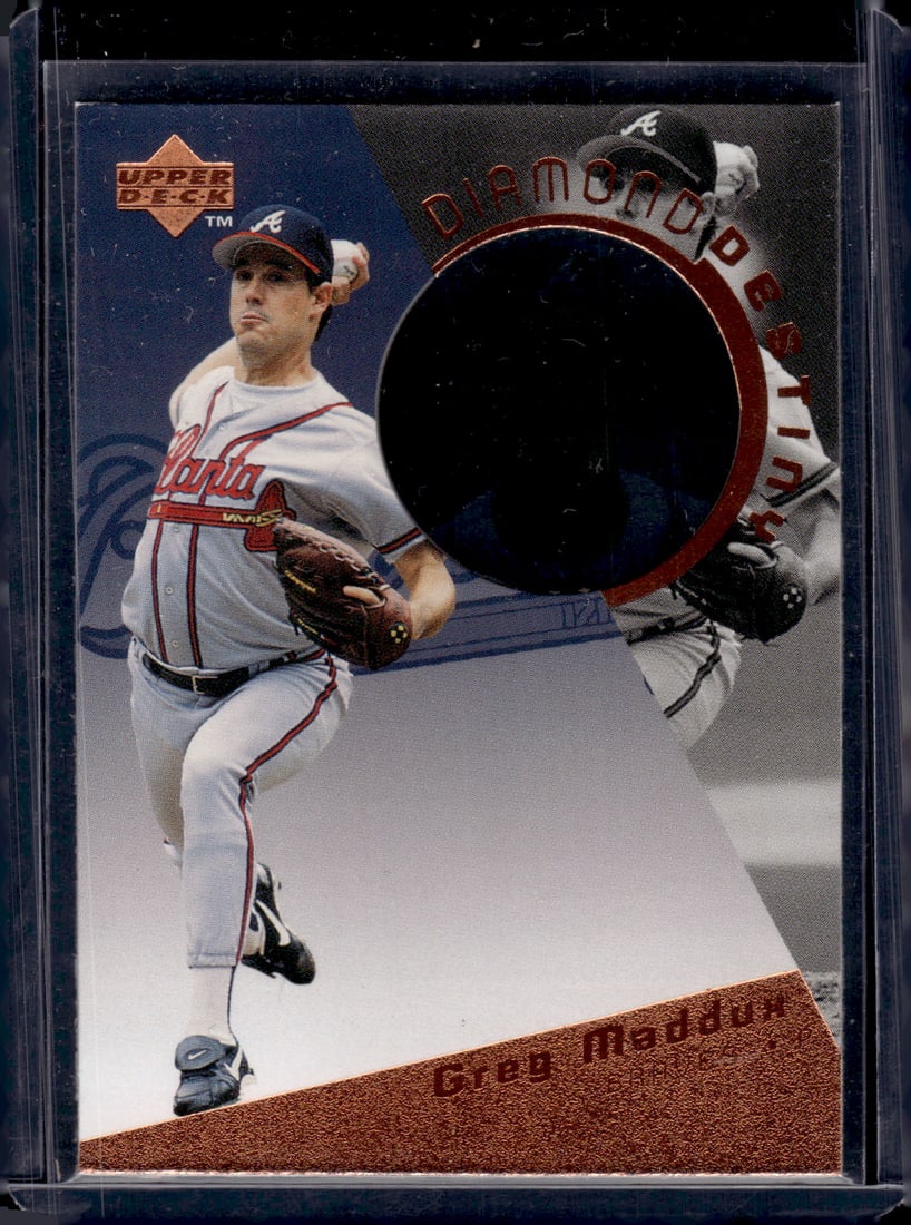 Greg Maddux Diamond Destiny 1996 Upper Deck #DD5 Braves Baseball Card: Upper Deck Baseball MLB Trading & Sports Cards, Old Sports Cards for Sale Near Me, Auction Memorabilia Lots for Sale On Line, World Series & Hall of Fame Players