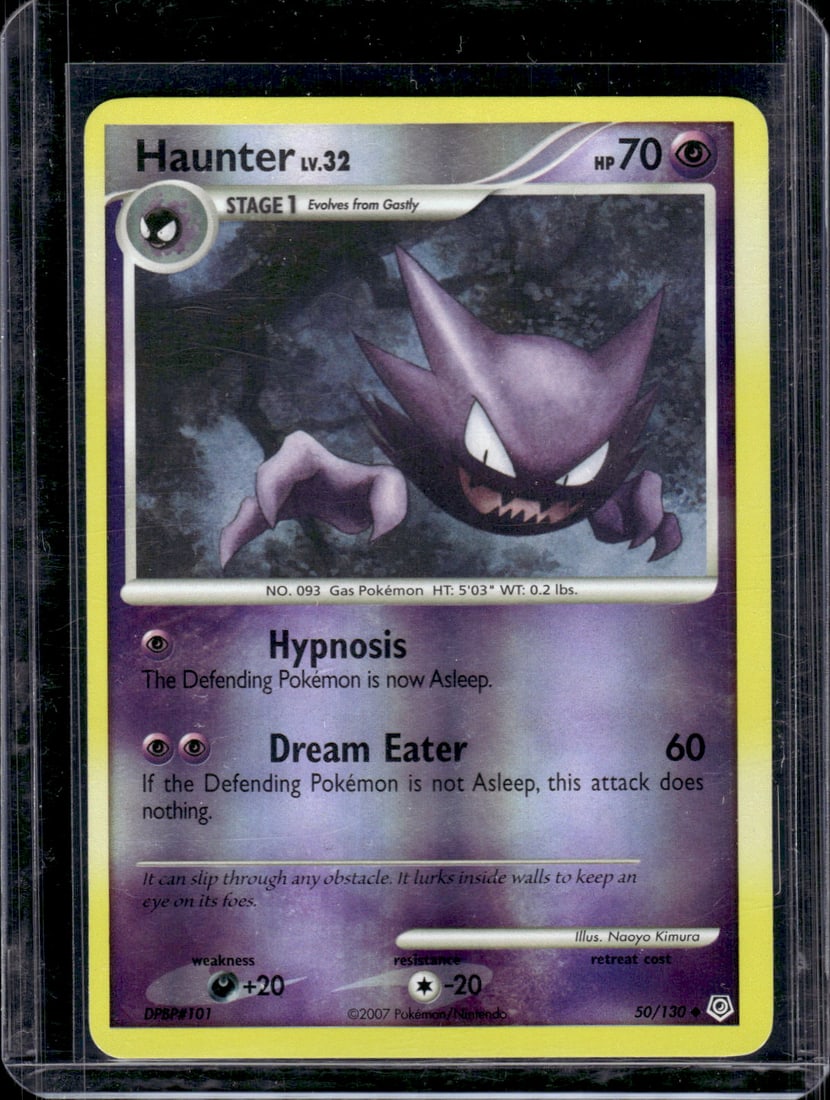 2007 Pokemon Diamond & Pearl Haunter Reverse Holo Rare #50 (1 of 2)