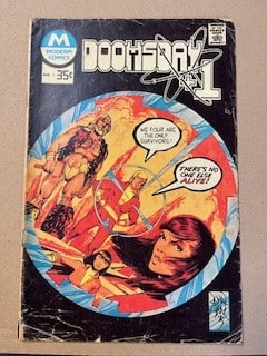 Doomsday +1 Vintage Modern Comics Book 1976 #5 We 4 are the Only Survivors (1 of 3)