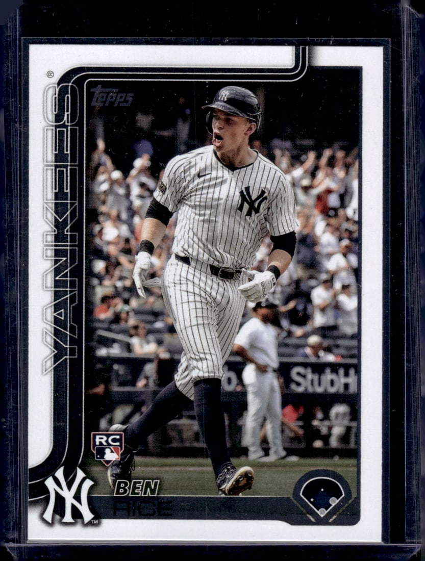 Ben Rice Rookie Card 2025 Topps #337 Yankees Baseball Card (1 of 2)