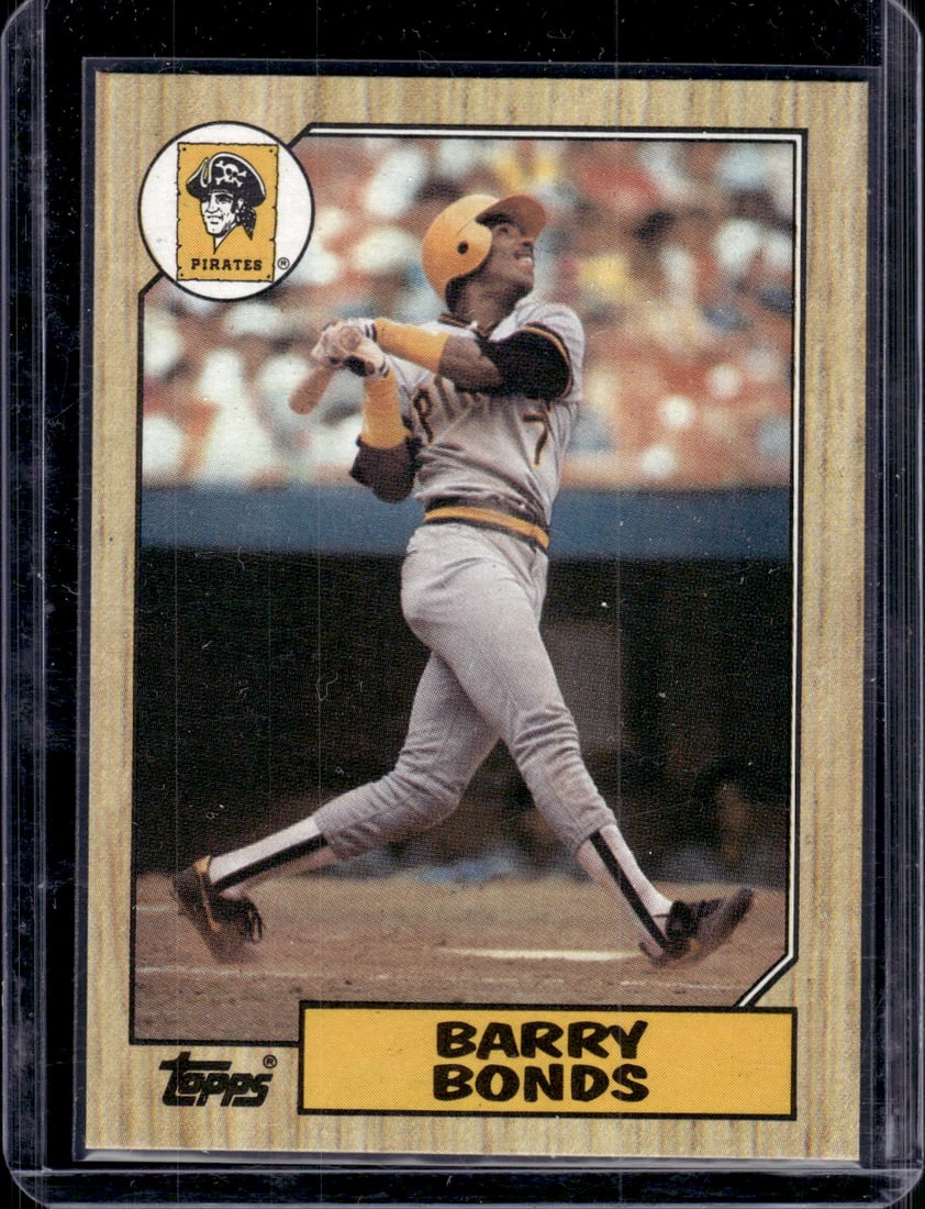 Barry Bonds Rookie Card 1987 Topps #320 Pirates Baseball Card (1 of 2)