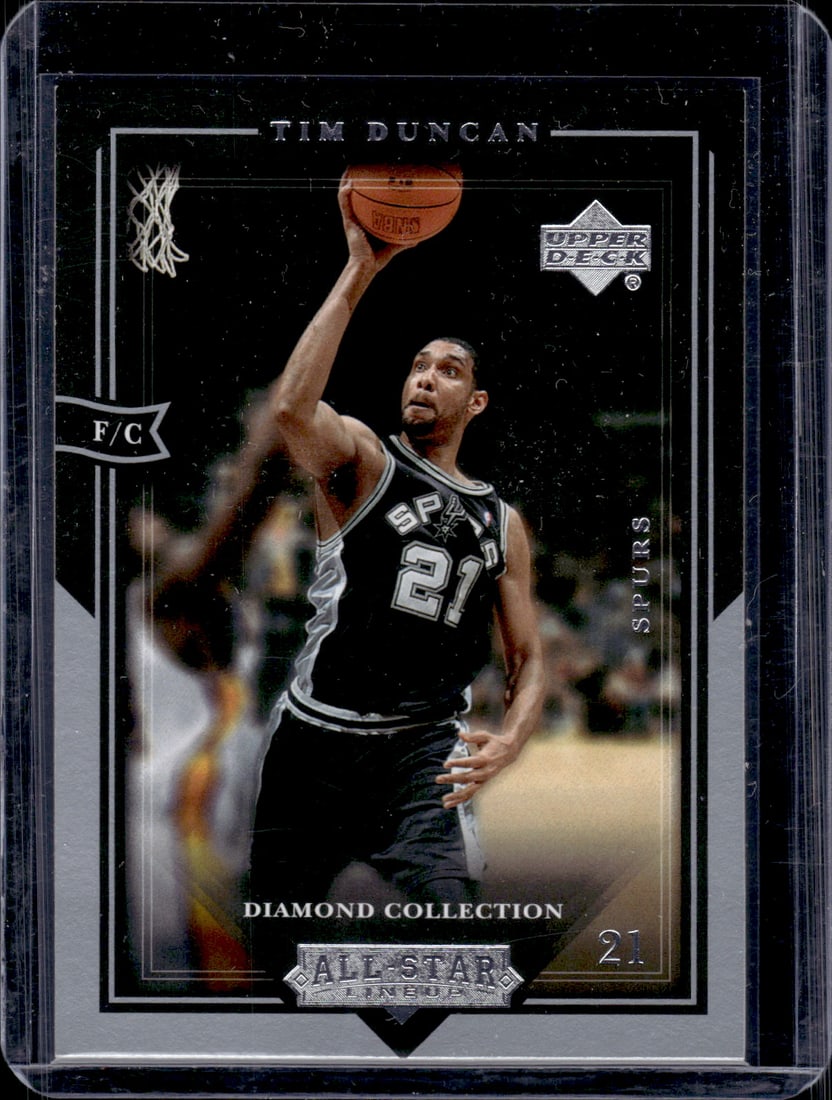 Tim Duncan 2004-05 Upper Deck Diamond Collection #77 Spurs NBA (1 of 2)