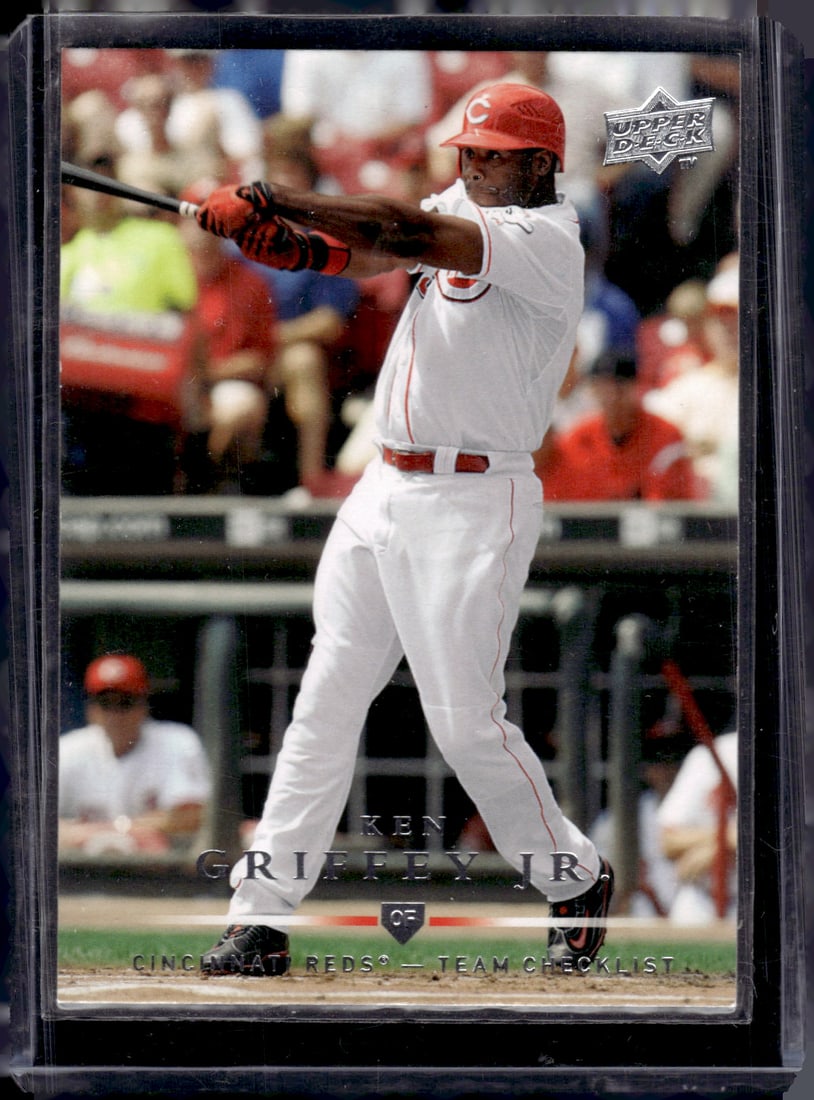 Ken Griffey Jr. 2008 Upper Deck #374 Reds Baseball Card (1 of 2)