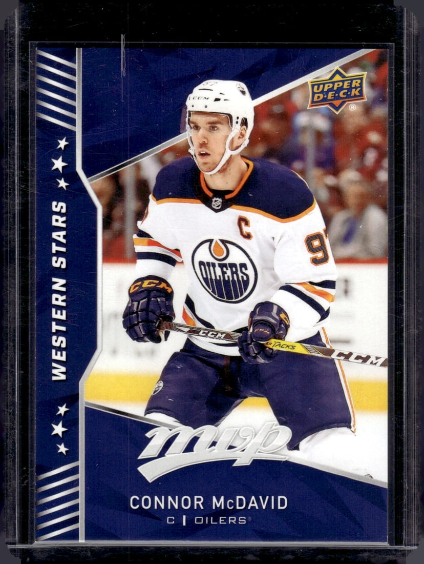 Connor McDavid Western Stars 2018-19 Upper Deck MVP #WS-1 Oilers (1 of 2)