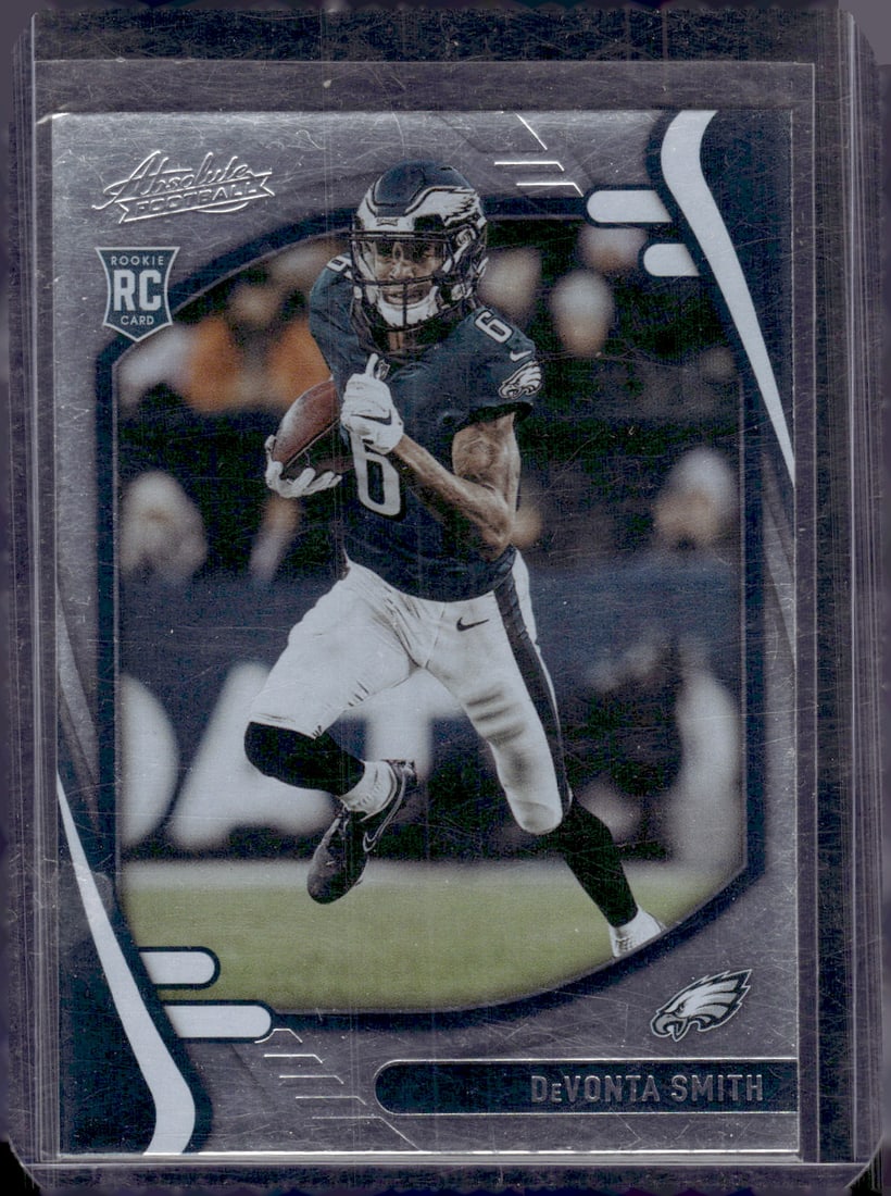 DeVonta Smith Rookie Card 2021 Panini Absolute #107 Eagles (1 of 2)