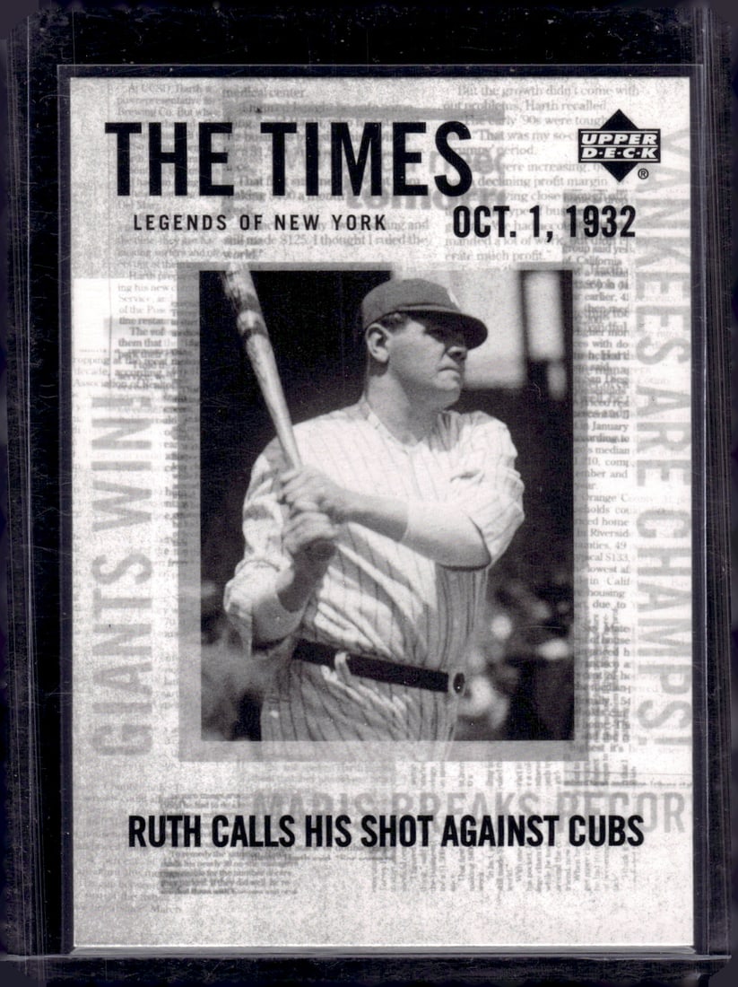 Babe Ruth 2001 Upper Deck Legends #173 Yankees (1 of 2)