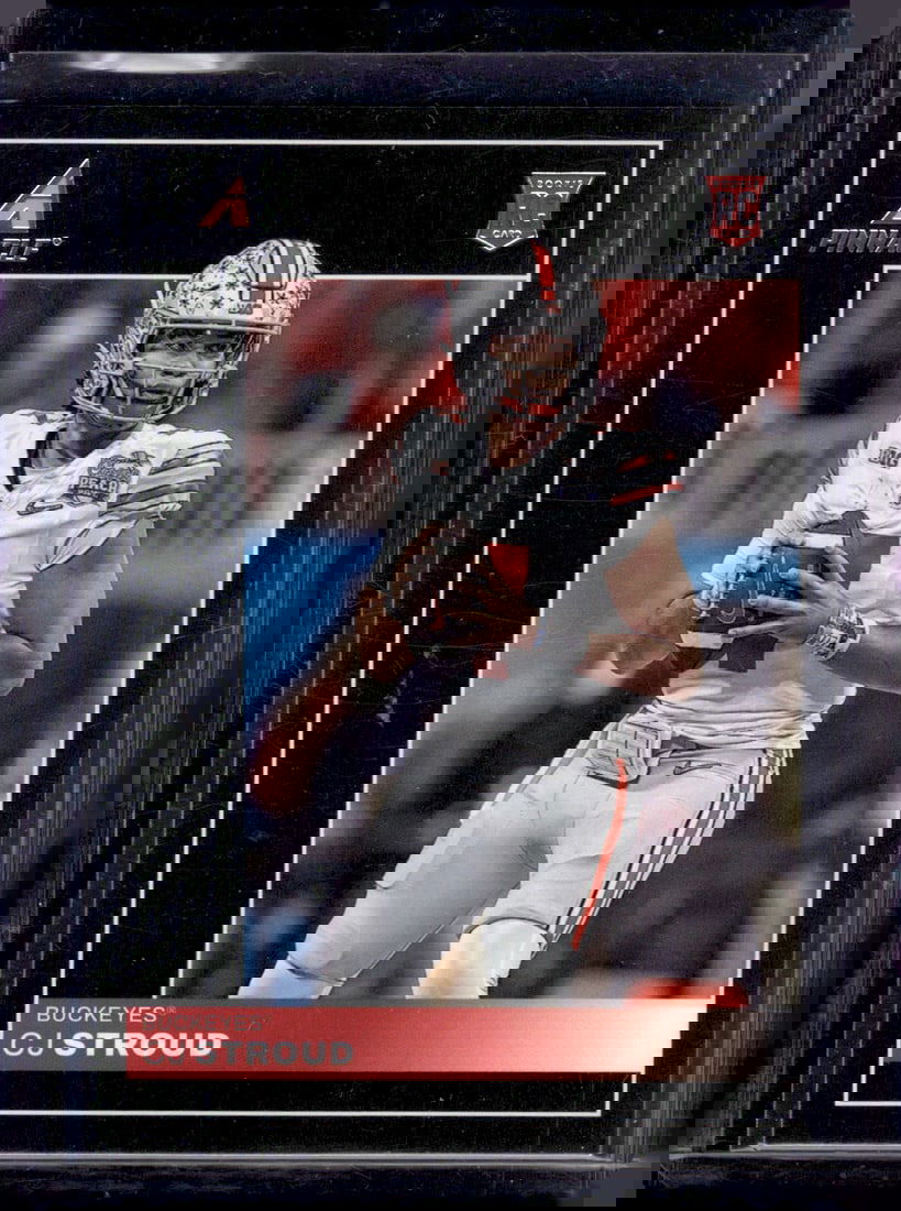 Cj Stroud Rookie Card 2023 Chronicles Pinnacle Draft Picks #2 Ohio State Buckeyes (1 of 2)