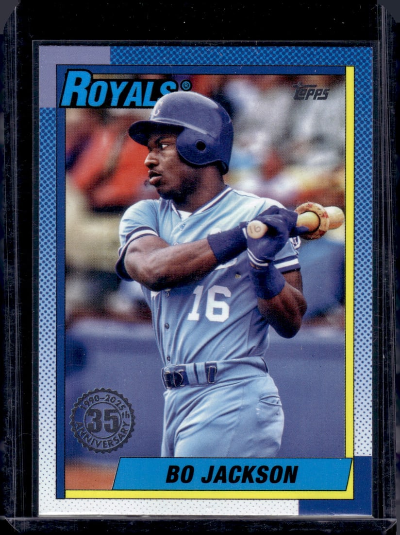 Bo Jackson 2025 Topps 35th Anniversary #T90-62 Royals Baseball Card (1 of 2)