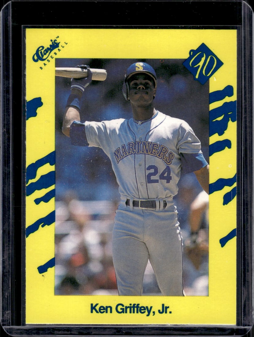 Ken Griffey Jr. 1990 Classic Baseball #T1 Mariners Baseball Card: Classic Vintage Baseball MLB Trading & Sports Cards, Old Sports Cards for Sale Near Me, Auction Memorabilia Lots for Sale On Line, World Series & Hall of Fame Players