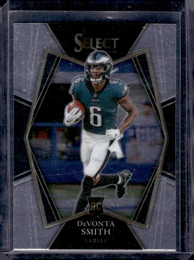 DeVonta Smith Rookie Card 2021 Panini Select #149 Eagles Football Card (1 of 2)